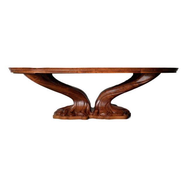 Neo-Art Nouveau Dining Table in Mesquite by Arroyo Design For Sale