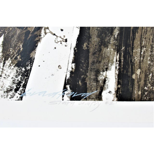 Printmaking Materials Howard Bradford, SIerra Country #2, 1969 For Sale - Image 7 of 11