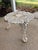 Late 19th Century Late 19th Century White Cast Iron Grapevine Garden Set, 4 Pieces For Sale - Image 5 of 13