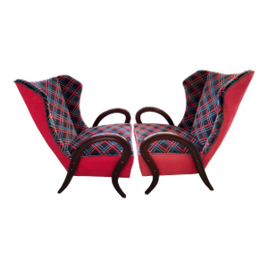 1950s Pair of Italian Modern Lounge Chairs by Paolo Buffa