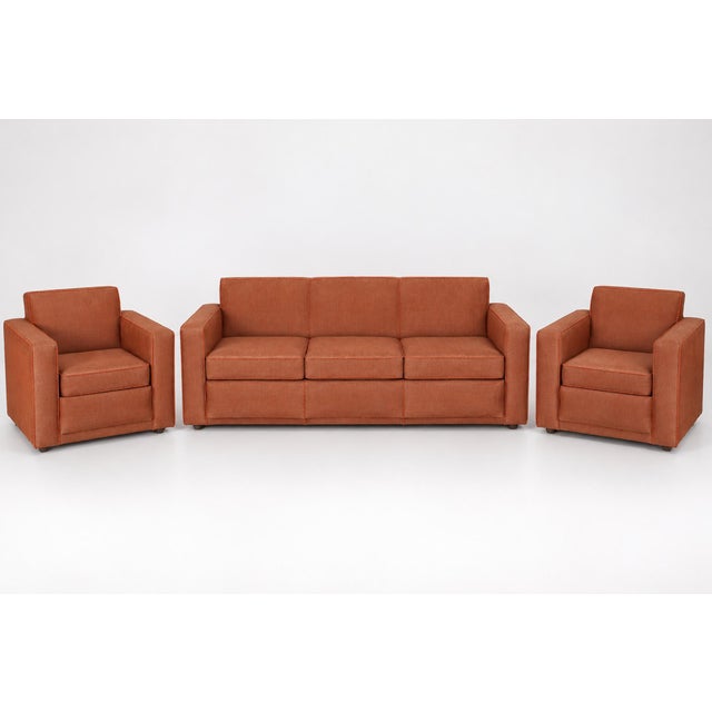Art Deco Seating Set by Oldřich Liška for Vichr a Spol., Czech, 1930s, Set of 3 For Sale - Image 18 of 18