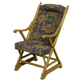 Arts & Crafts Oak Armchair For Sale