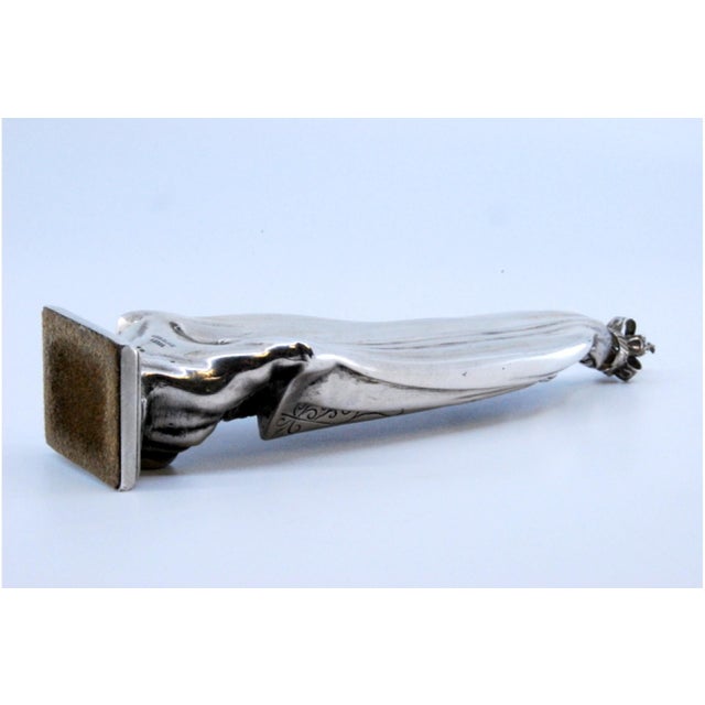 Silver Silver Statuette of Our Lady of Fatima For Sale - Image 8 of 11