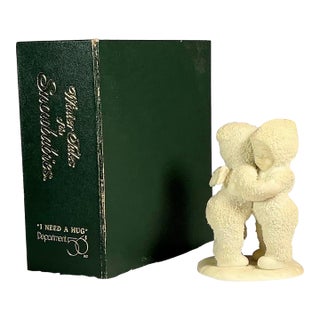 Vintage Department 56 Snowbabies “I Need a Hug”, in Original Packaging 1992-2003 For Sale