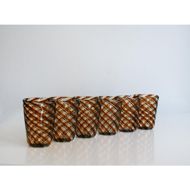 Italian Murano Tequila Glasses by Maestro Ballarin for Ribes Studio, 2004, Set of 6 For Sale - Image 14 of 18