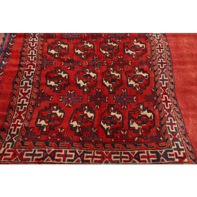 Late 19th Century Turkmen Chuval Bag Face, 02'06 X 03'11 For Sale - Image 4 of 11