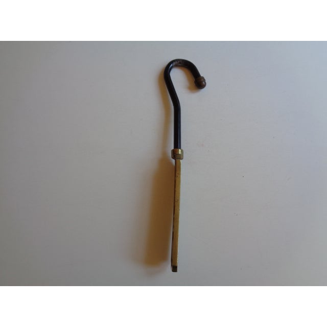 Vintage Fireplace Damper Flue 'Open or Closed' Sign Chairish