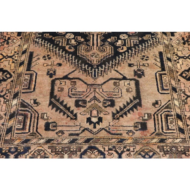 Vintage Persian Hamadan Rug - 03'10 X 06'06 For Sale - Image 4 of 9
