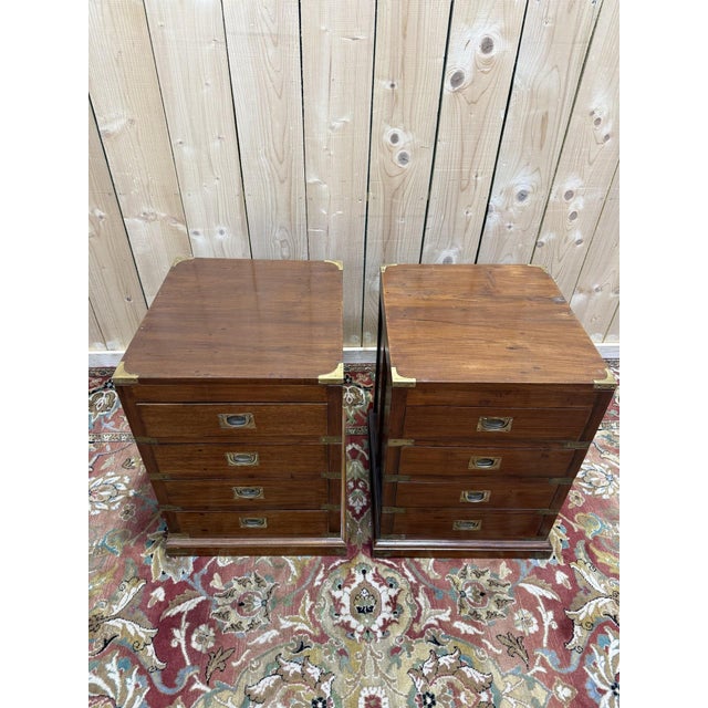 A rare pair of "Marin" bedside tables. In very good condition.