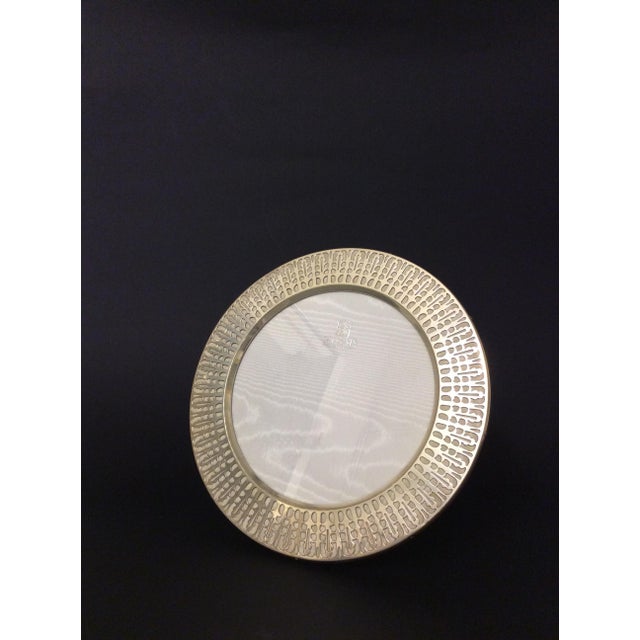 925 Silver Portrait Frame by Del Conte Argenteria, Italy, 1970s For Sale - Image 3 of 8