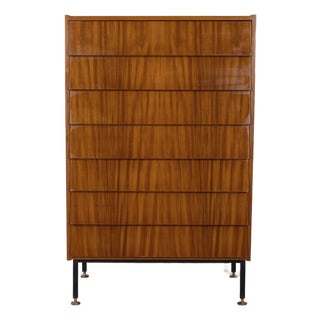 Vintage Teak Chest of Drawers, Italy, 1960s For Sale