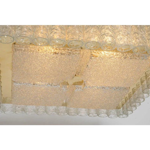 Large Murano Glass Flush Mount by Doria, Germany, 1960s For Sale - Image 9 of 12