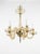Amber Murano Glass Five-Arm Chandelier, 1960s For Sale - Image 4 of 4