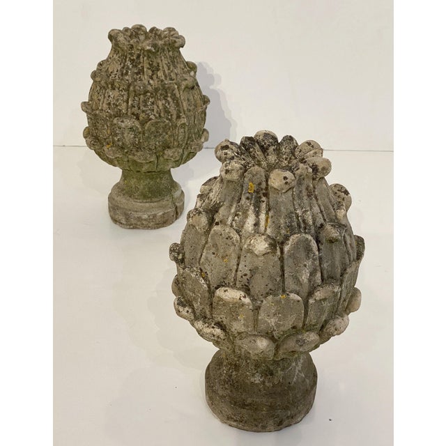 Italian Garden Stone Statuary Artichokes - Individually Priced For Sale In Austin - Image 6 of 10