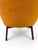 Adrian Pearsall High-Back Lounge Chair | Sculpted Walnut Base & Arm Caps | New Golden Yellow Upholstery | C. 1960s For Sale - Image 9 of 15