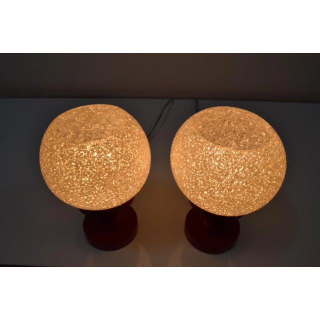 Mid-Century Table Lamps by Pokrok Zilina, 1960s, Set of 2 For Sale - Image 4 of 14