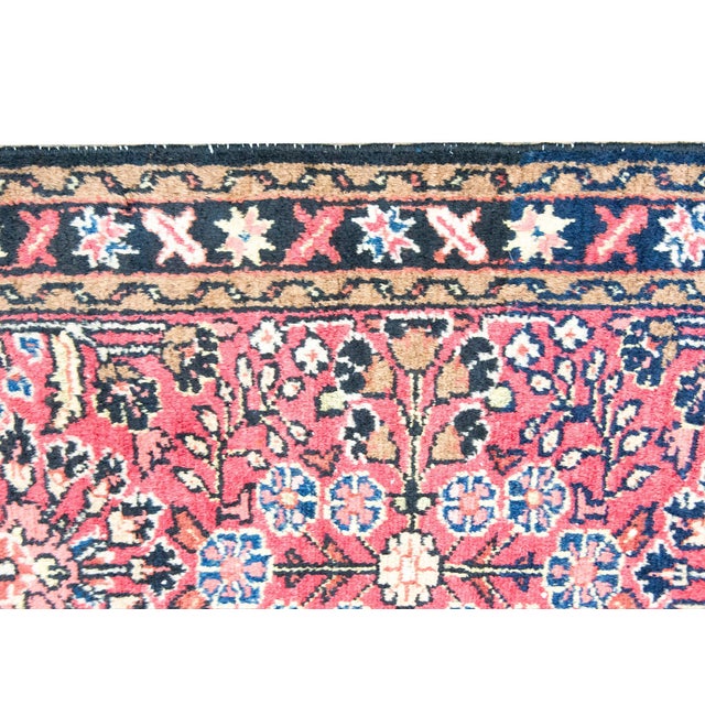 Early 20th Century Persian Lilihan Rug For Sale - Image 4 of 15