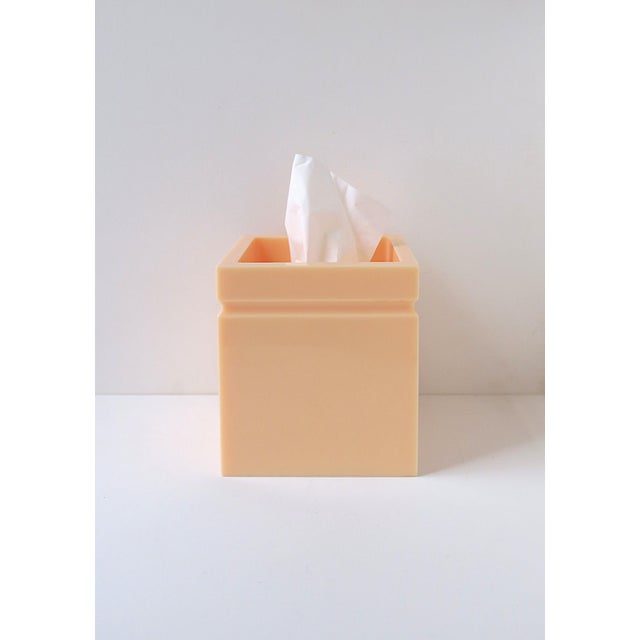 Lucite Tissue Box For Sale - Image 4 of 11