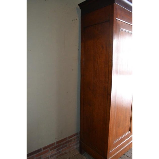 Antique Oak Louis Philippe Cabinet For Sale - Image 9 of 10