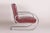 Bauhaus armchair Completely restored, new upholstery and leather Material: Chrome-plated steel Source: Germany Period:...