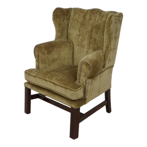 Chippendale 18th C. Style Youth Wing Chair