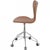 Model 3117 Desk Chair in Cognac Leather by Arne Jacobsen, 1980s For Sale - Image 12 of 14