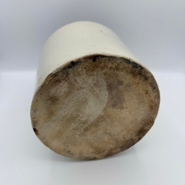 Late 19th Century Primitive American Stoneware Moonshine Jug With Albany Slip-Style Glaze For Sale - Image 5 of 9
