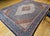 1900 - 1909 Antique Tabriz Mahi Rug, Hand-Knotted Wool, Herati Geometric Pattern, Ivory & Navy, 10x13 For Sale - Image 5 of 18