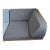 The Case Study Furniture V-Leg Daybed Corner Section The powder coated metal spring set is covered with a removable canvas...