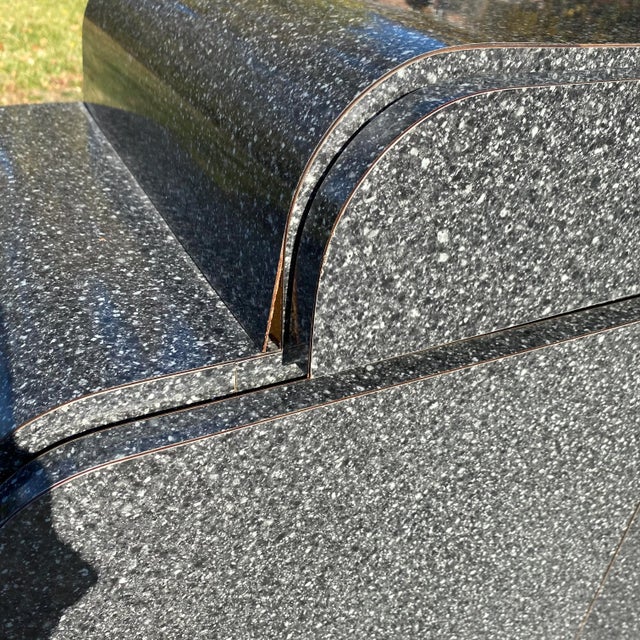 1980s Post Modern Gray Waterfall Buffet For Sale In Chicago - Image 6 of 10