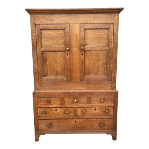 Early 19th Century Welsh Oak Tack Cupboard