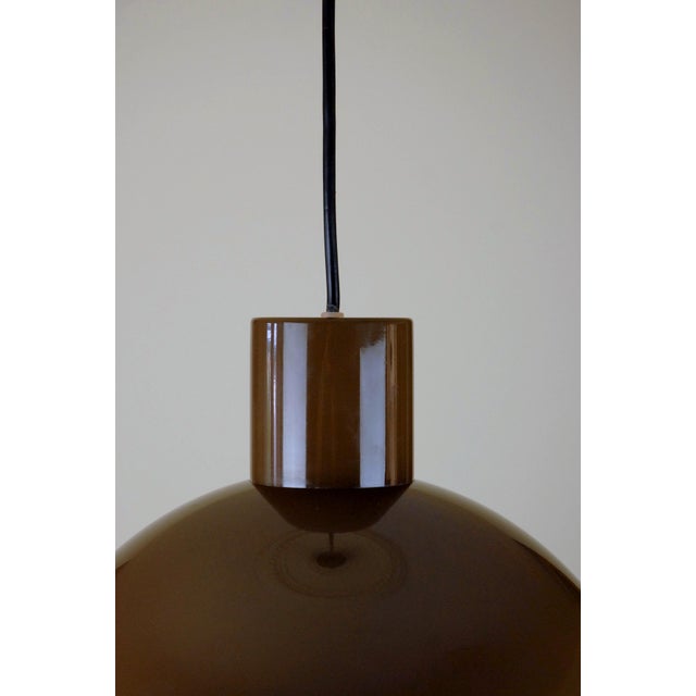 Metal Midi Bunker Pendant Lamp by Johannes Hammerborg for Fog & Mørup, 1970s For Sale - Image 7 of 9