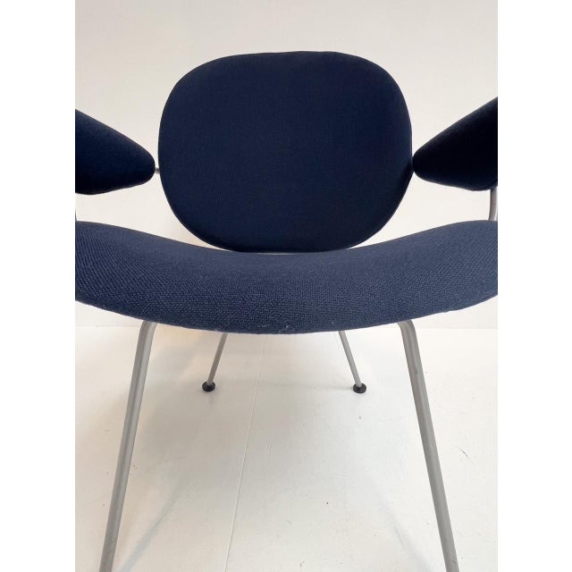 2000 - 2009 Dark Bleu Kembo Armchair by W.H. Gispen for Kembo, 2003 For Sale - Image 5 of 18