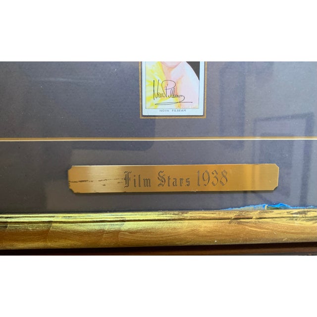 1930s Vintage Players Cigarette Cards in Glass Frame For Sale - Image 4 of 6