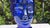 German Navy Blue Glass Head, 1970s For Sale - Image 6 of 8