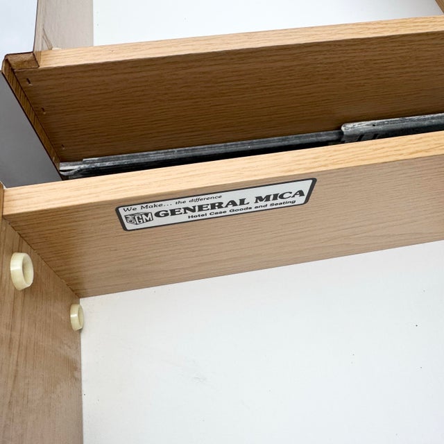 Postmodern Gray Gloss Laminate Curved Edge Dresser For Sale - Image 11 of 11