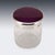 Antique English Silver and Etched Crystal Jar from G&S Co., London, 1919 For Sale - Image 4 of 13