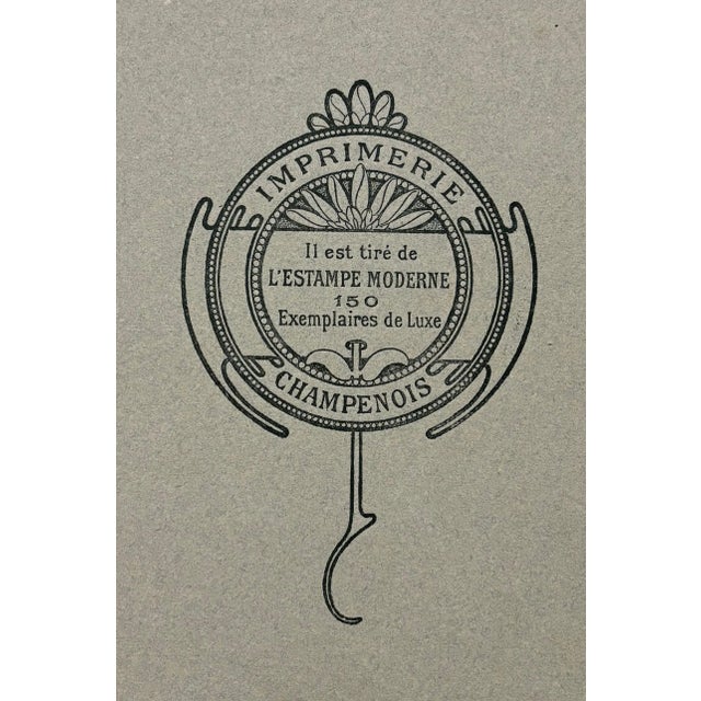 Alphonse Mucha, Cover for l'Estampe Moderne, December 1898, Lithograph For Sale - Image 4 of 9