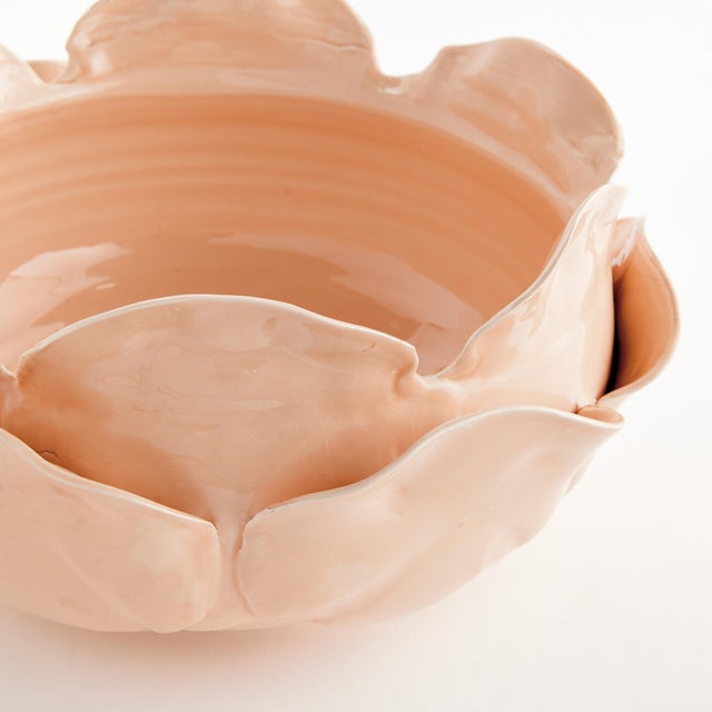 Each and every petal of the Di Rosa Decorative Bowl is handmade, and hand-applied by Italian artisans in Tuscany, Italy. A...