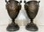 Patinated Spelter Vases, 19th Century, Set of 2 For Sale - Image 4 of 12