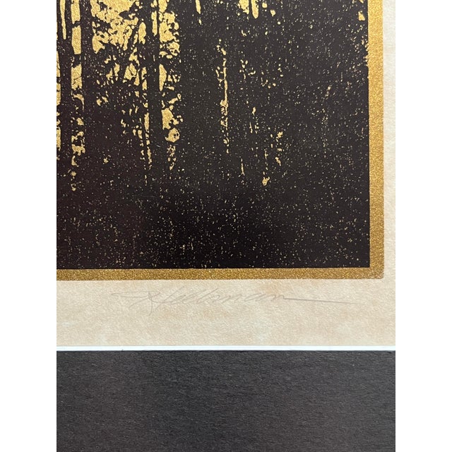 1970s Vintage Judi & Les Hellman Signed and Numbered Limited Edition Serigraph For Sale - Image 5 of 8