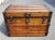 1900s Early American Style Refinished Pine and Metal Blanket Trunk For Sale - Image 10 of 10