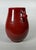 Asian Large red porcelain vase "Oxblood" - Qing dynasty, China. 19th century For Sale - Image 3 of 7