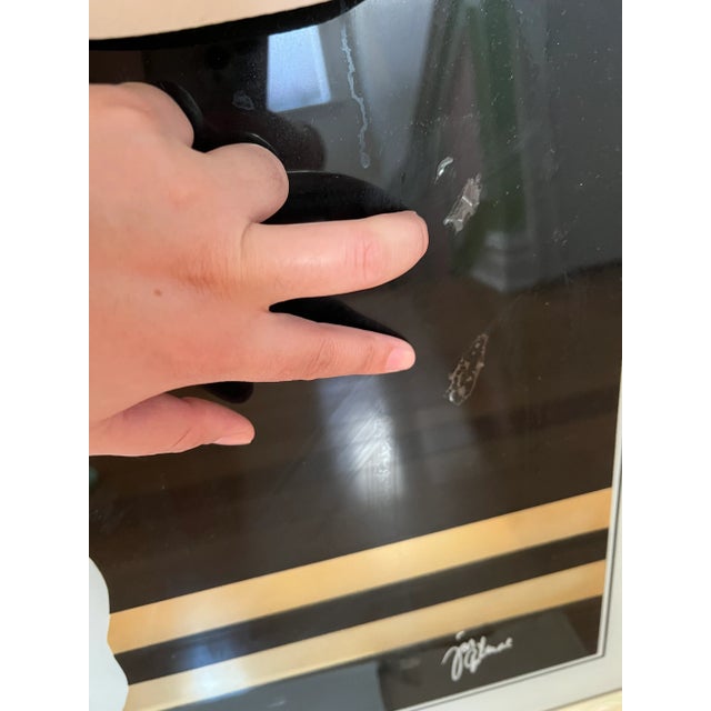 Metal Vintage Postmodern 3D Golden Lady Portrait Brass Art For Sale - Image 7 of 12