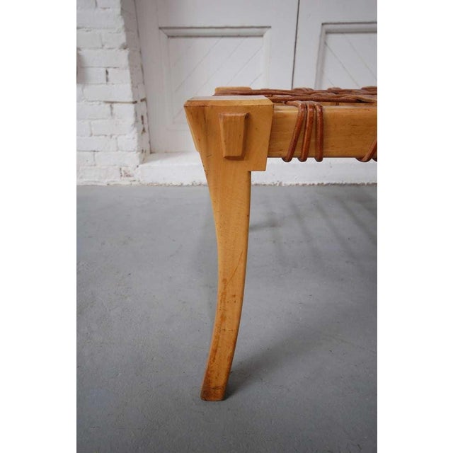 Mid-Century Modern 1950s Vintage Klismos Stool For Sale - Image 3 of 4