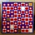 Oded Halahmy, Red White Blue Americana Wall Hanging Painting Sculpture American Flag Motif, 2008 For Sale - Image 4 of 10