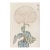 White Chrysanthemum by Hasegawa, Vintage Japanese Botanical Art Print, 8" X 12" For Sale