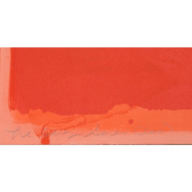Contemporary Red from the Being Series, Michael David Lithograph For Sale - Image 3 of 4