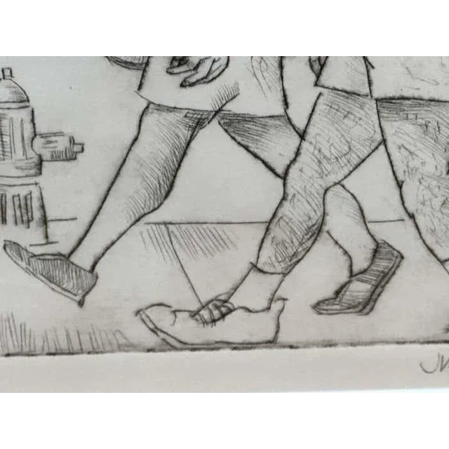 Satirical Monogrammed Drawing by Unknown Artist For Sale - Image 10 of 10