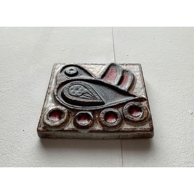 Mid-Century Danish Stoneware Bird Wall Plate by Noomi Backhausen for Søholm, 1960s For Sale - Image 11 of 18